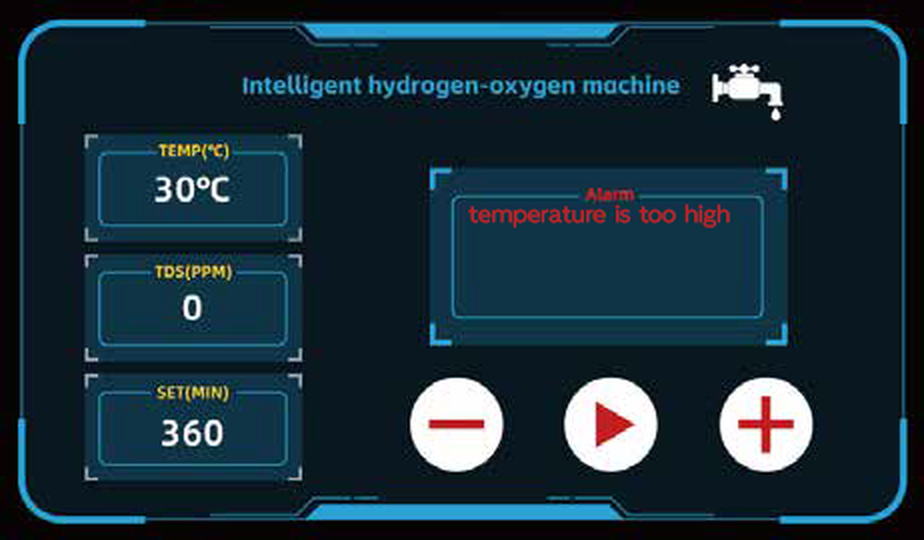 Console alarm: temperature is too high